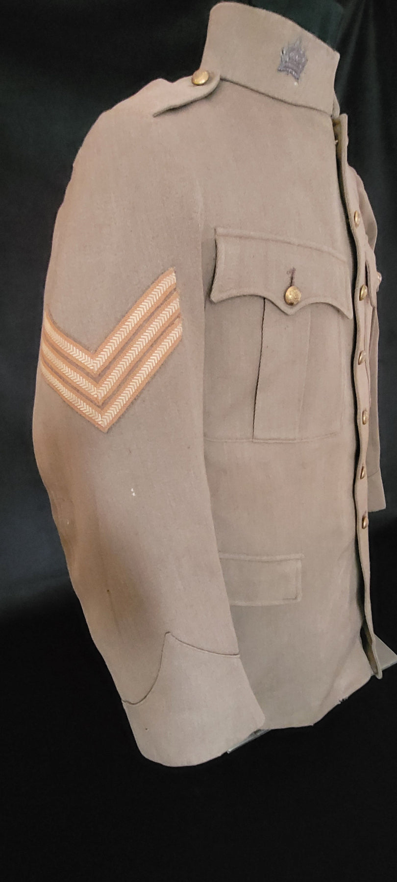 WW1 Named 1903 Pattern Seven Button Tunic to a Sergeant in the Canadian Army Medical Corps CAMC