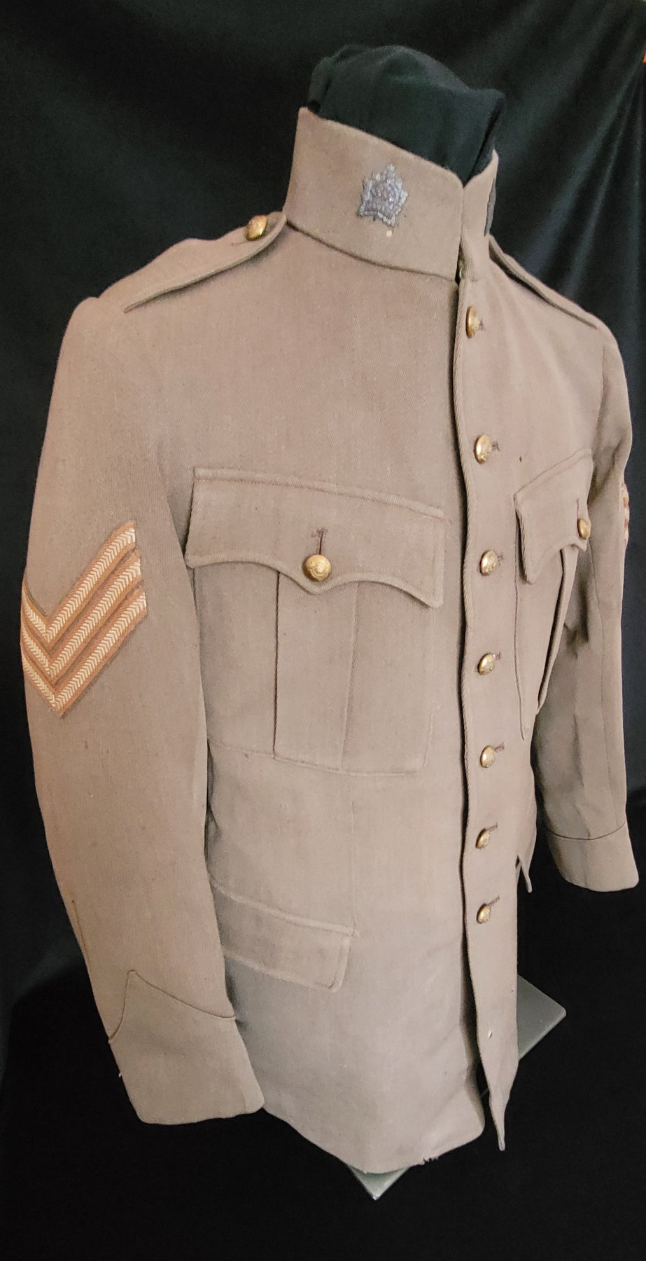 WW1 Named 1903 Pattern Seven Button Tunic to a Sergeant in the Canadian Army Medical Corps CAMC