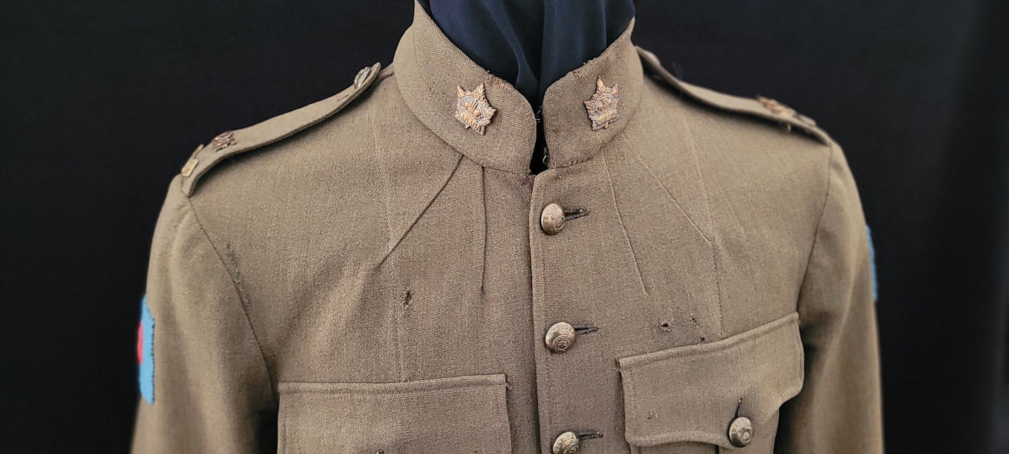 WW1 1903 Pattern Canadian Engineers Seven Button Tunic