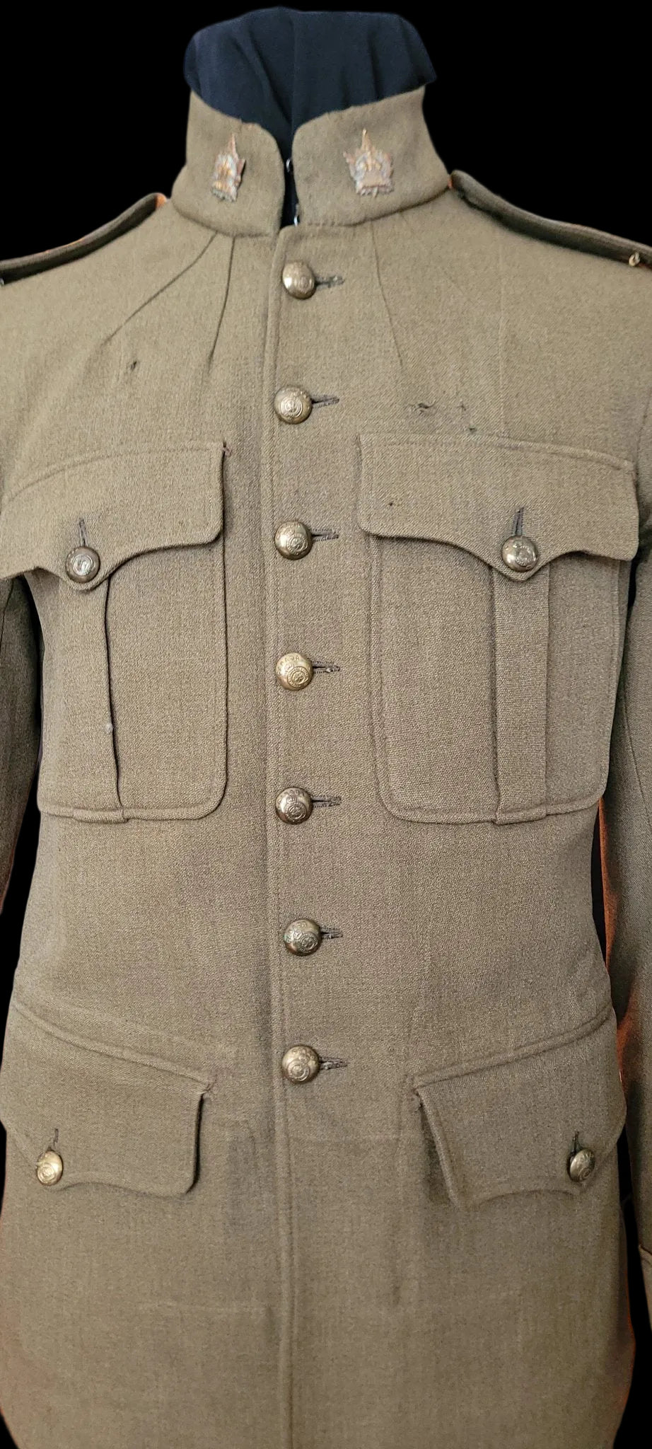 WW1 1903 Pattern Canadian Engineers Seven Button Tunic