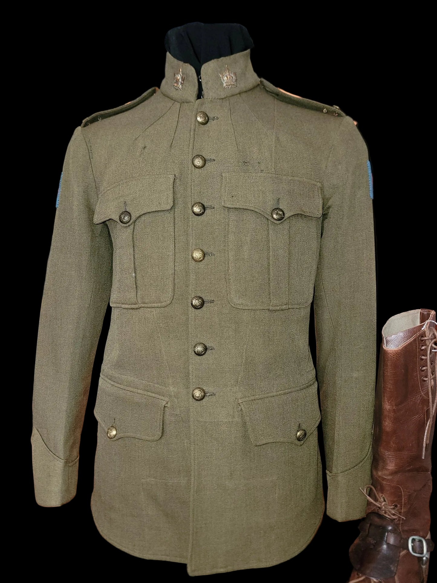 WW1 1903 Pattern Canadian Engineers Seven Button Tunic