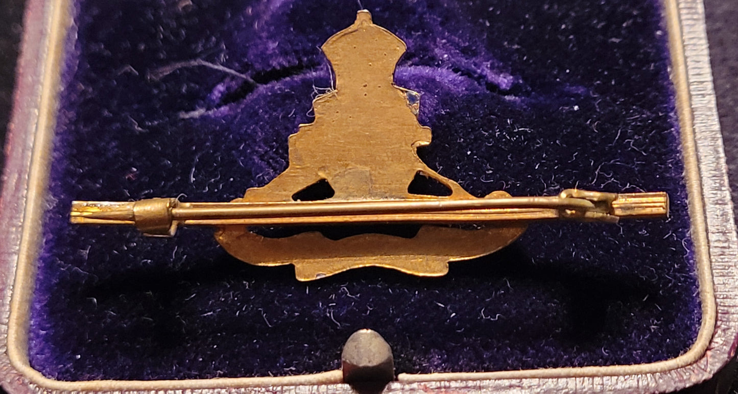 Artillery Sweetheart Pin with Original Box