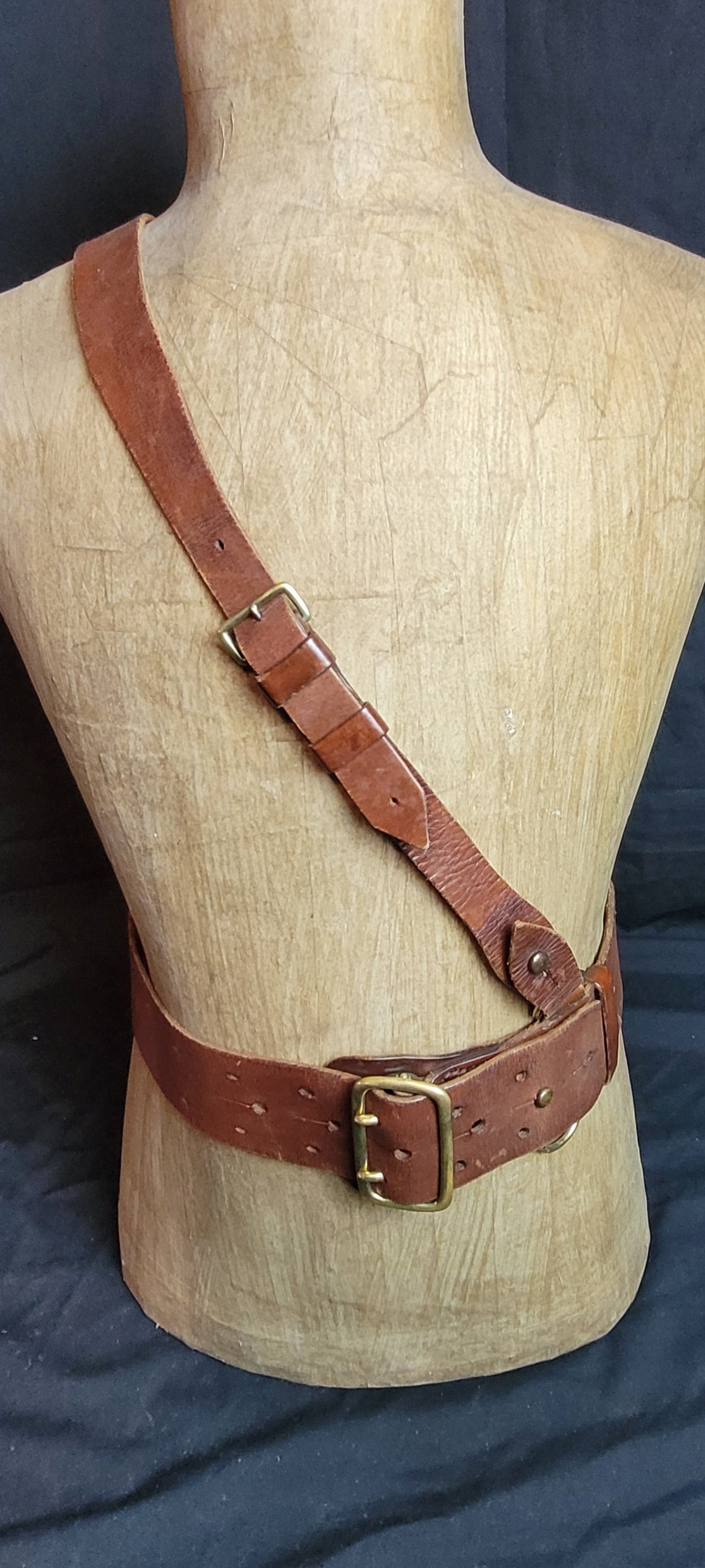 WW2 Era Named Sam Browne Belt RCASC