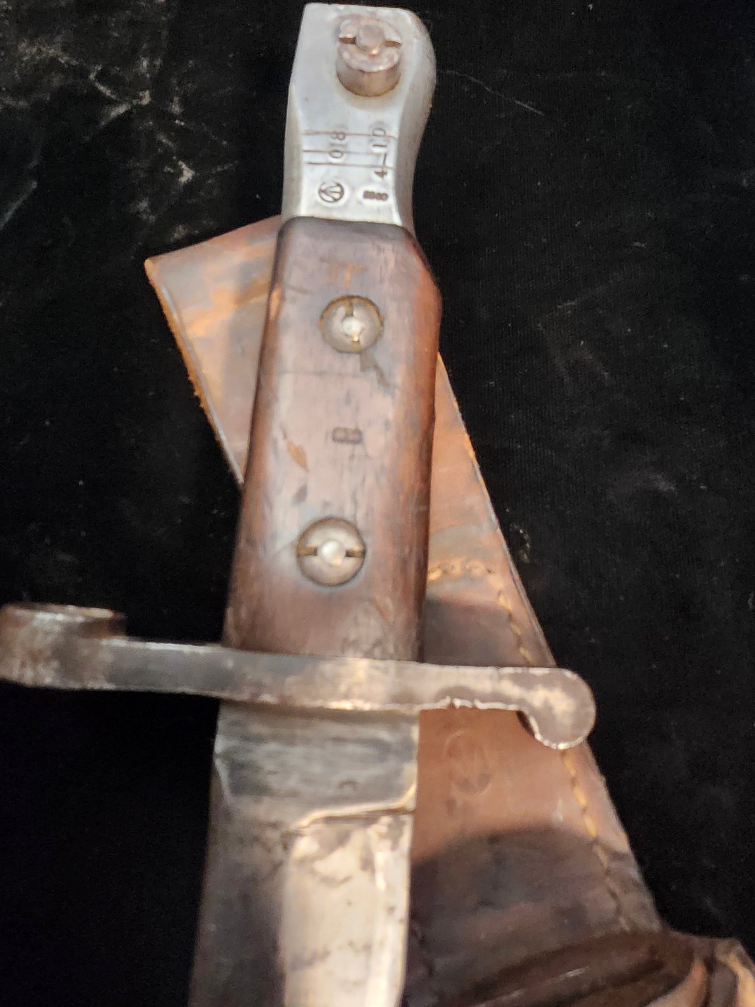 30th Bn.  Ross Rifle Bayonet