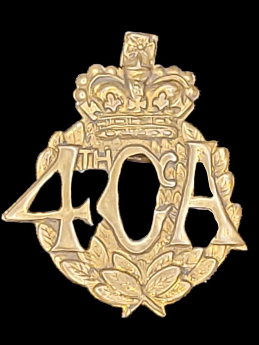 4th Battery Prince Edward Island Garrison Artillery Cap Badge 