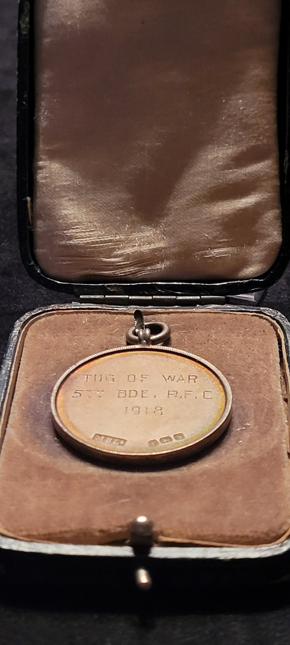 5th Brigade RFC Tug of War Medallion 1918