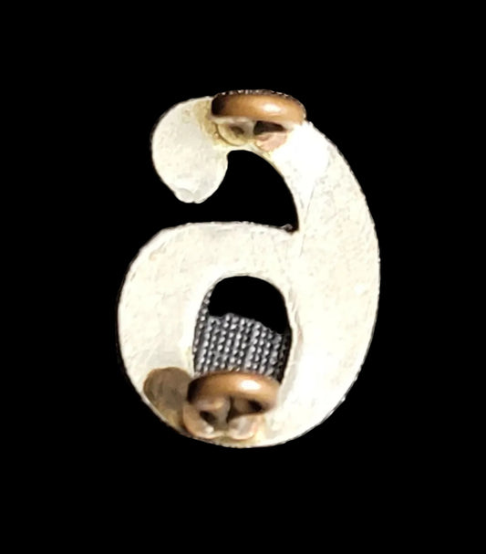 6th Duke of Connaught's Royal Canadian Hussars shoulder number numeral 1