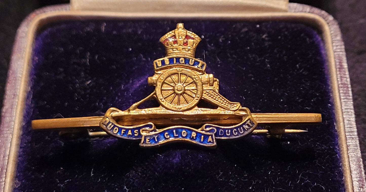 Artillery Sweetheart Pin with Original Box