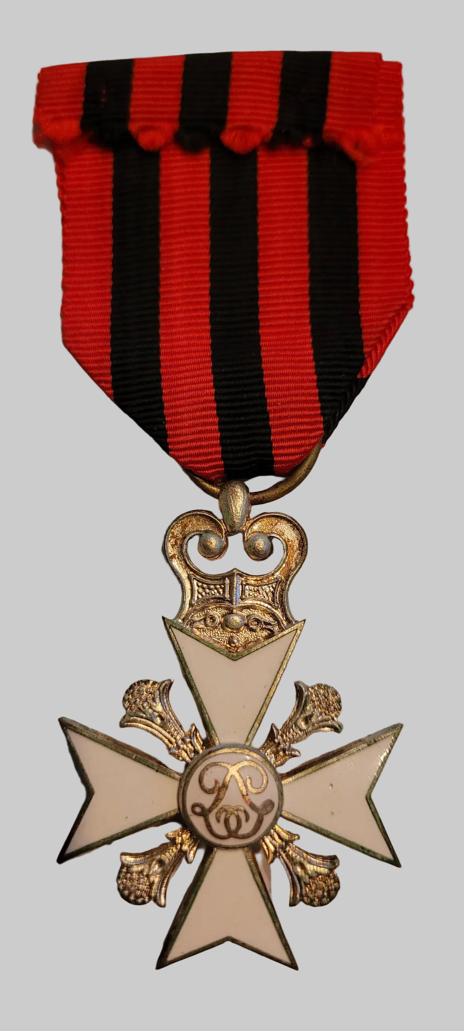 Belgian Civil Decoratoin, 2nd Class Cross obverse