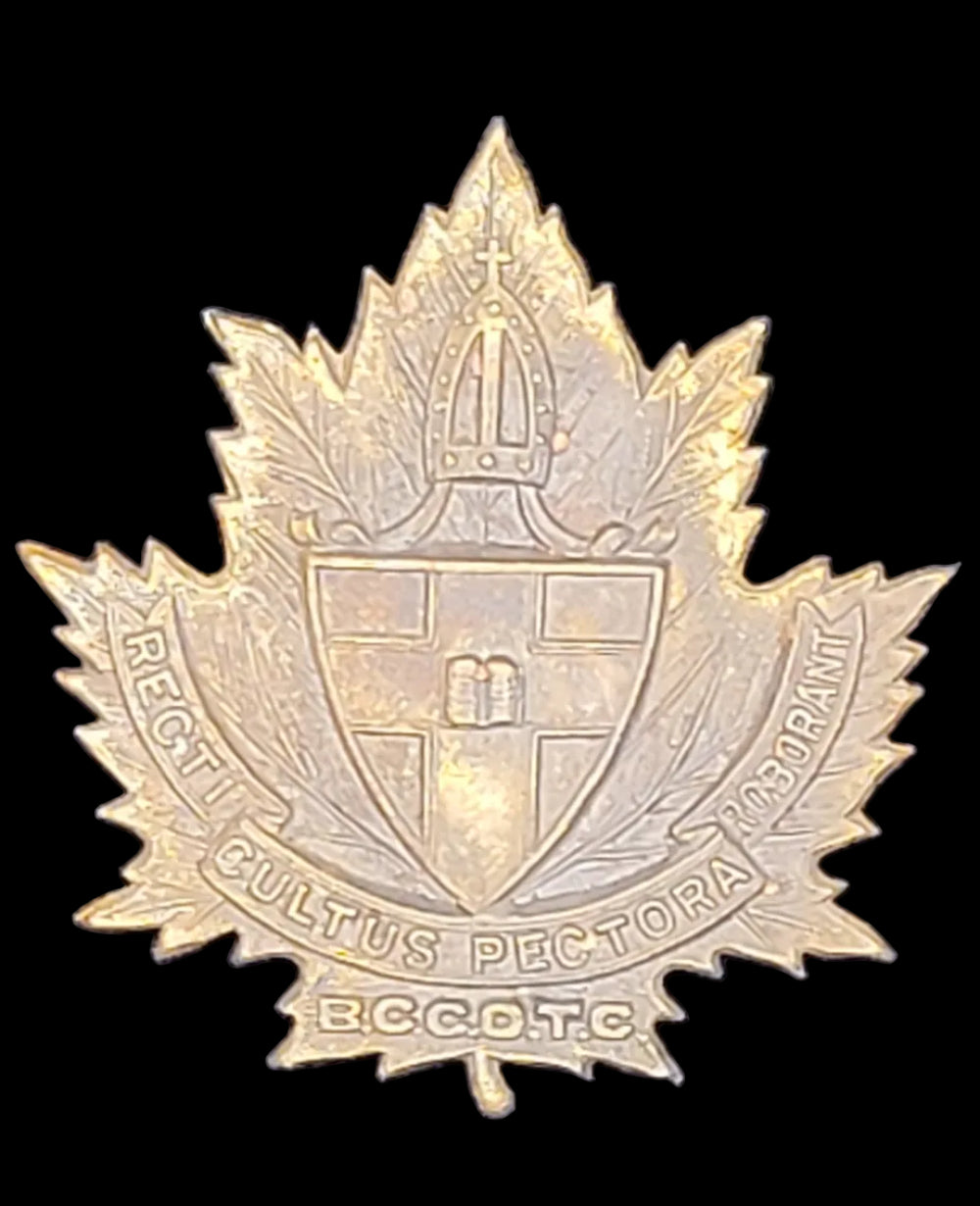 Bishop's College Contingent  COTC Cap Badge