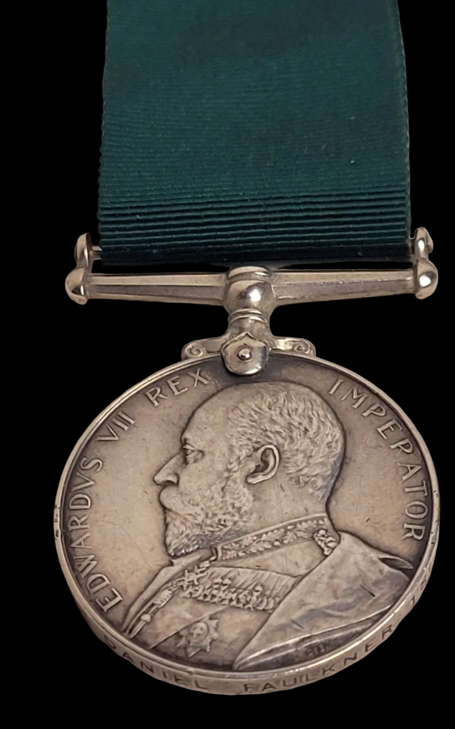 Canadian Edward VII Colonial Auxiliary Long Service Medal Faulkner 1