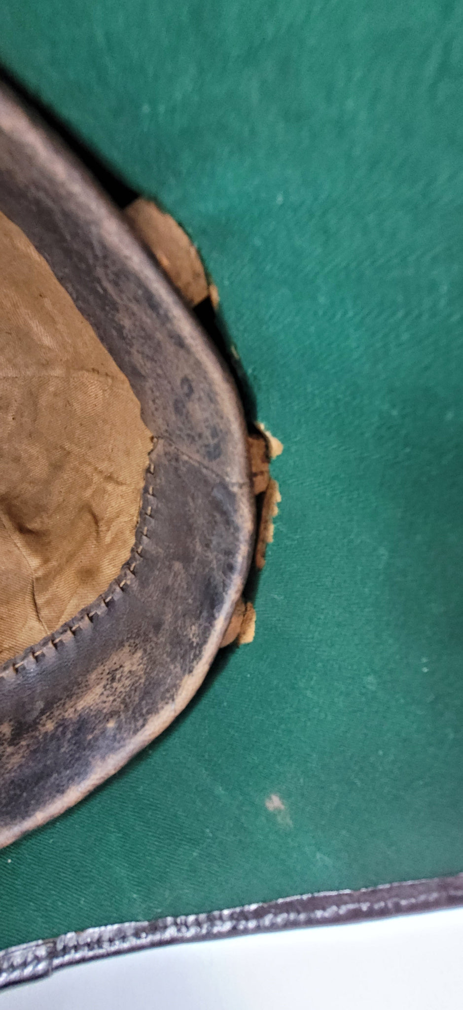 Canadian Police Custodian Cork Helmet liner view