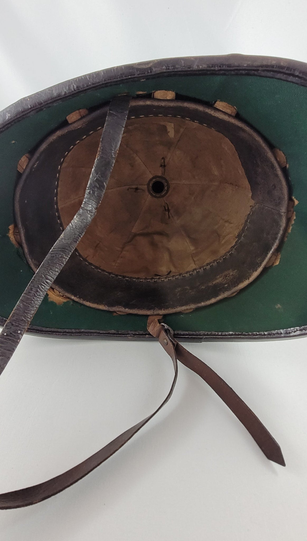 Canadian Police Custodian Cork Helmet liner view