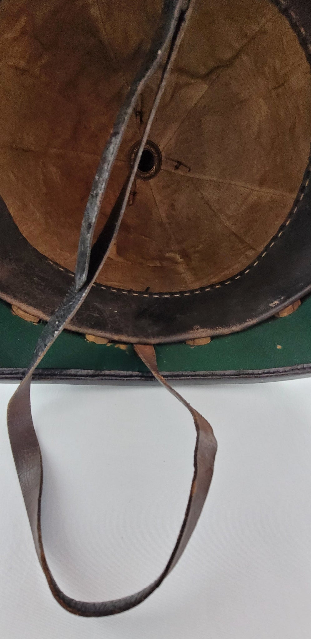 Canadian Police Custodian Cork Helmet liner view