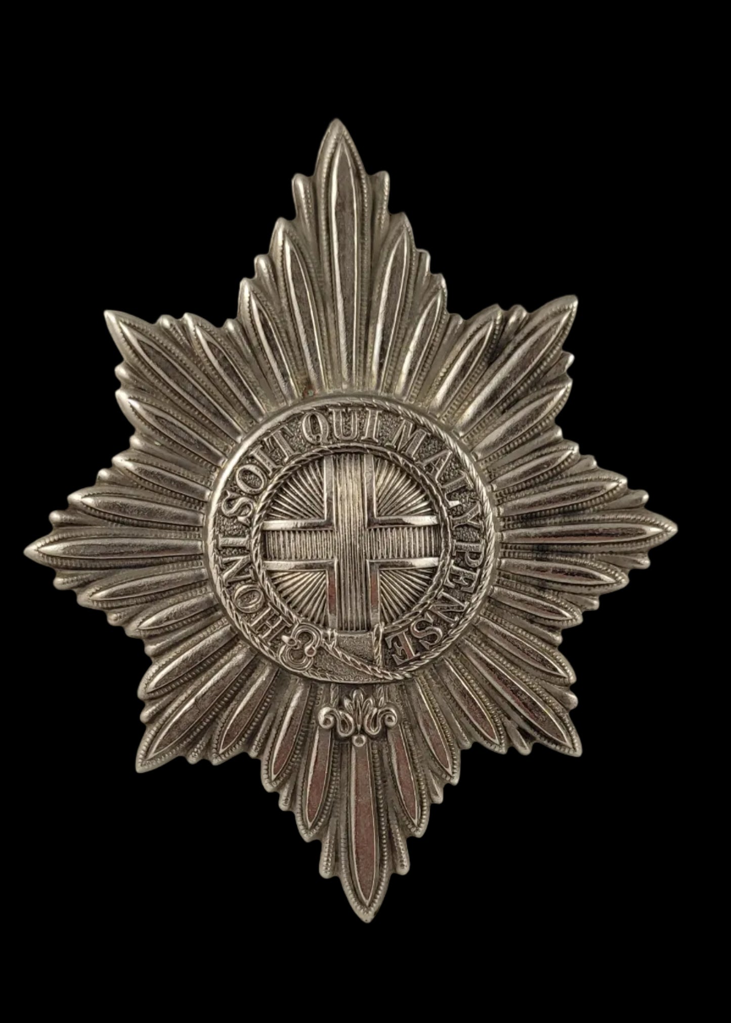 Coldstream guards helmet valise plate