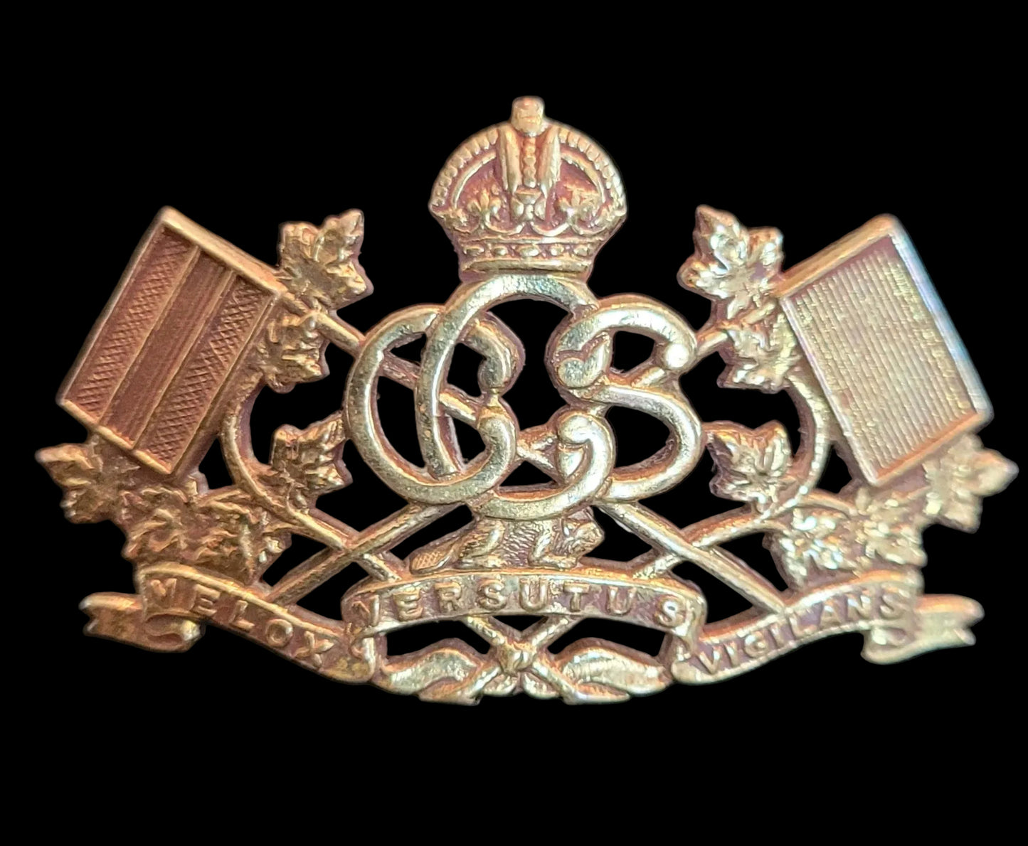Collar Badge to the Canadian Corps of Signals