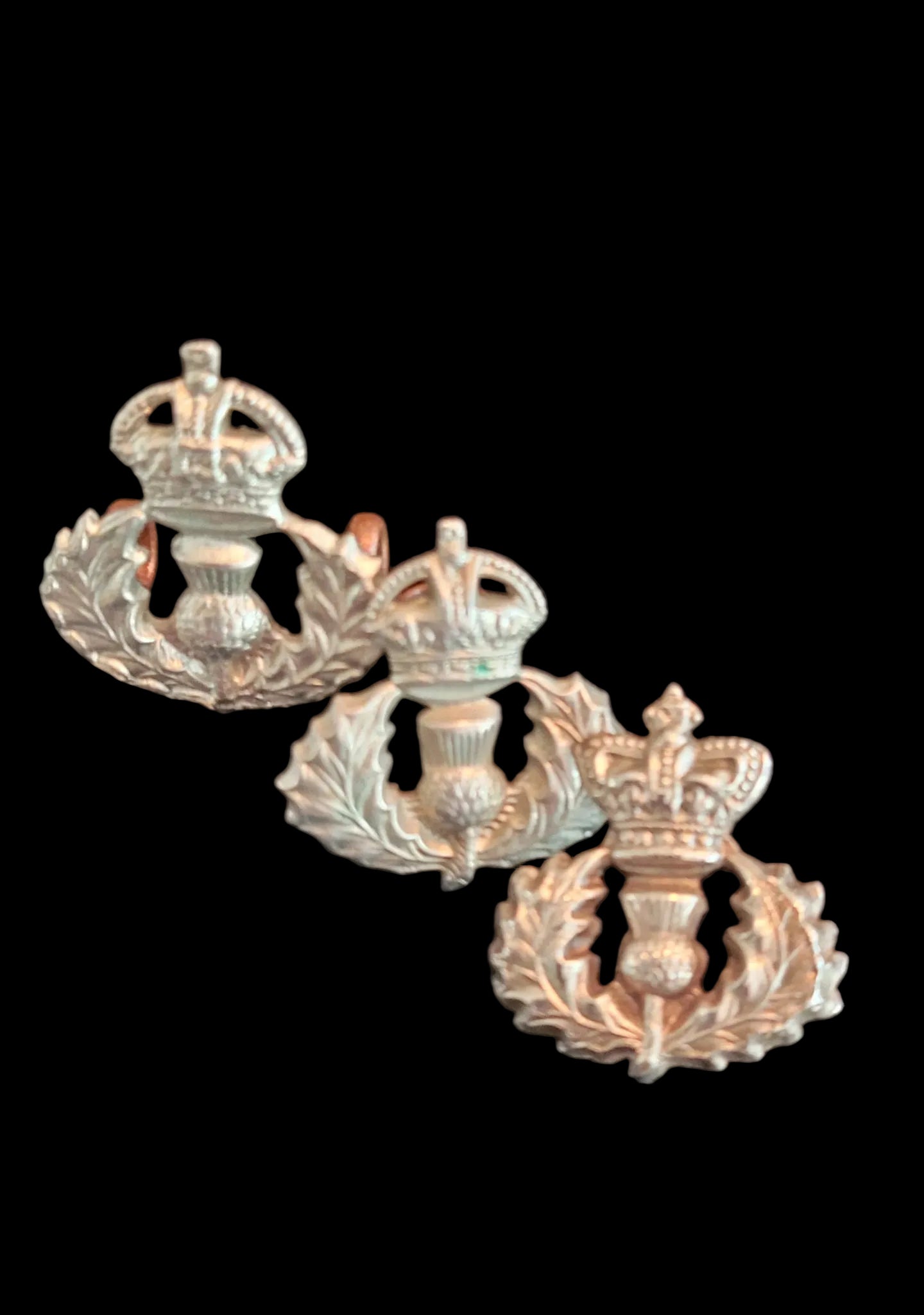 Collar Badges for the Queen's Own Cameron Highlanders - Spanning Three Eras