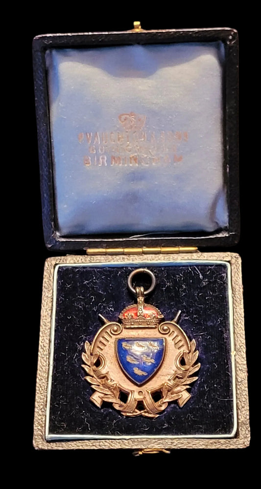 County of Sussex Rifle Association Oakley Cup Medallion 1908