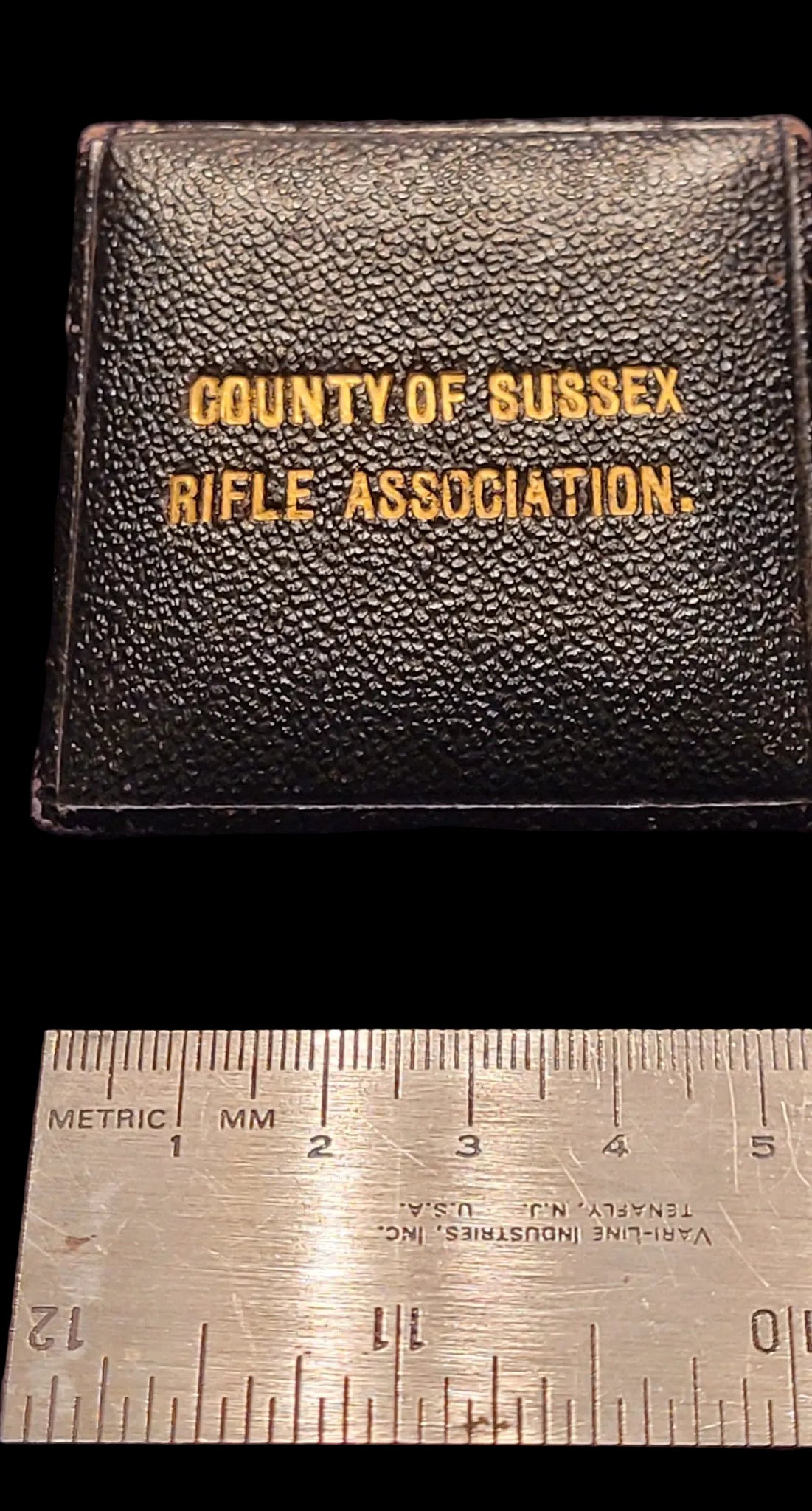 County of Sussex Rifle Association Oakley Cup Medallion 1908 box