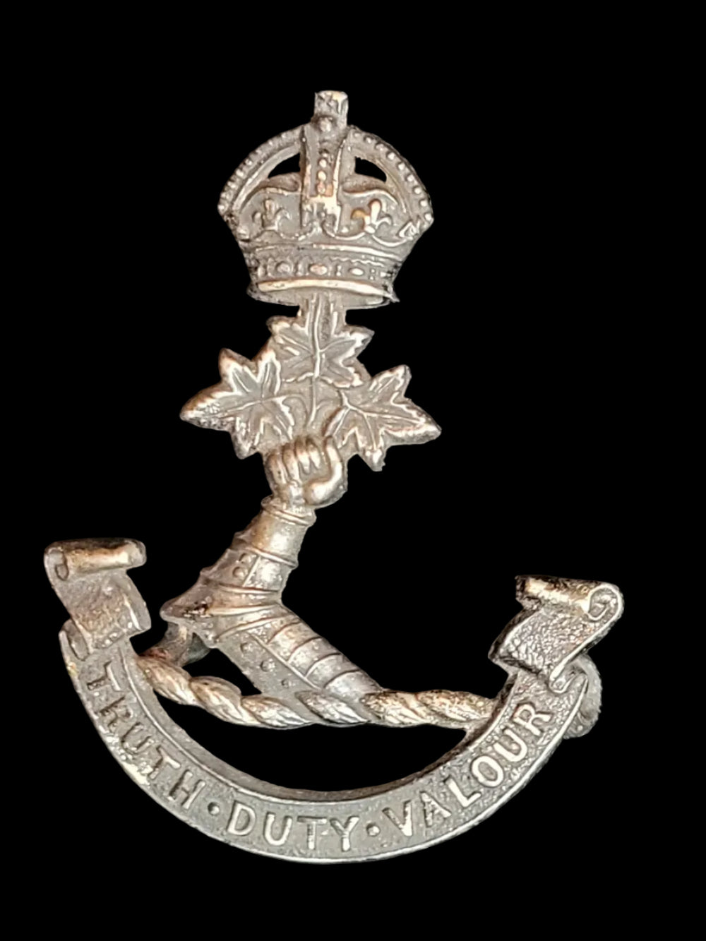 Early Cap Badge to Royal Military College (Canada), English made
