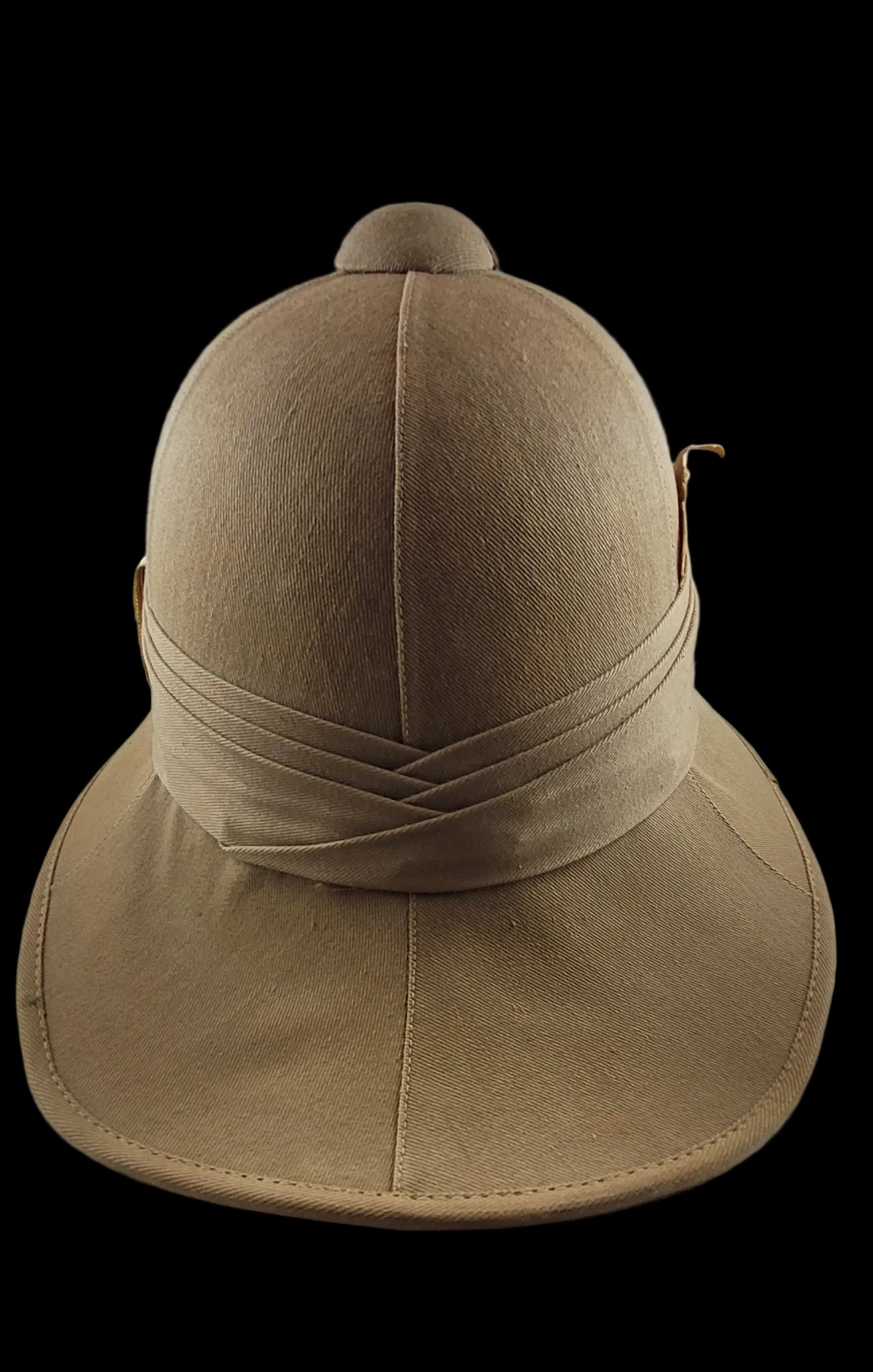 Early Wolseley Helmet, Possibly 5th Irish Lancers back