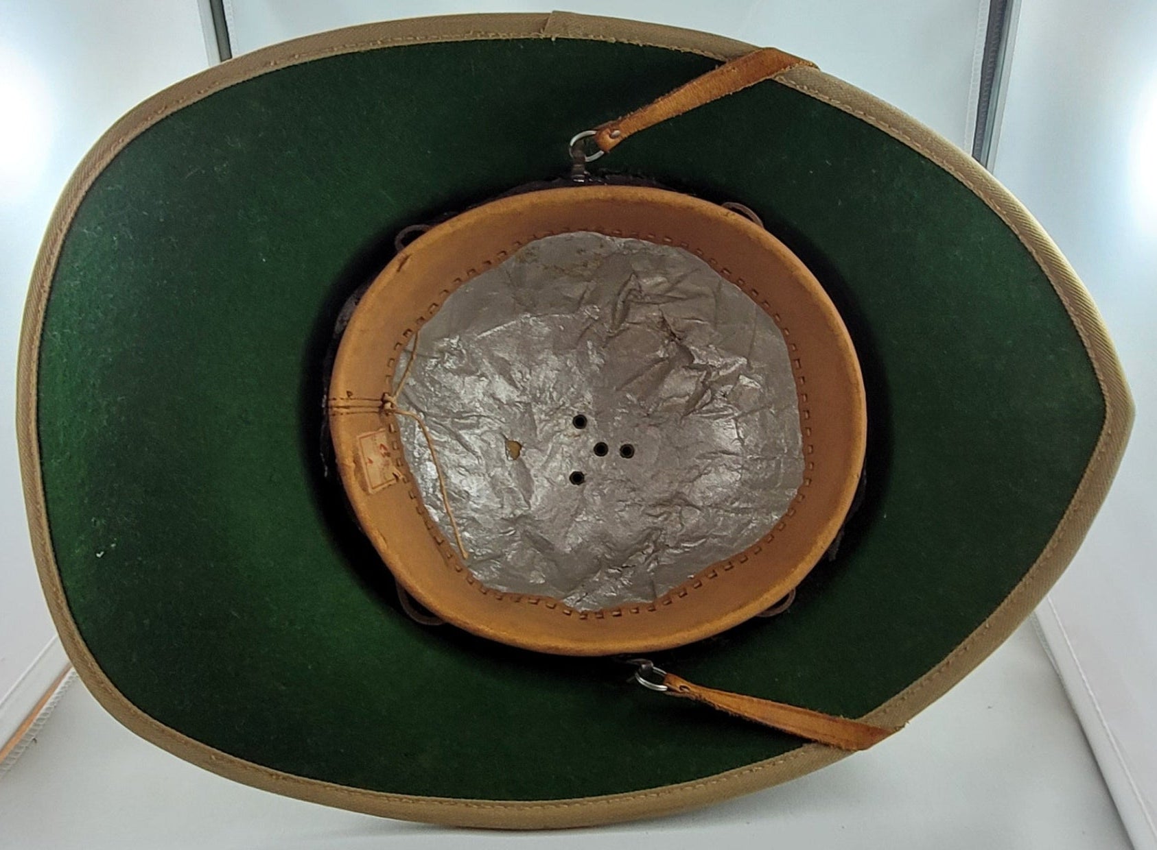 Early Wolseley Helmet, Possibly 5th Irish Lancers inside