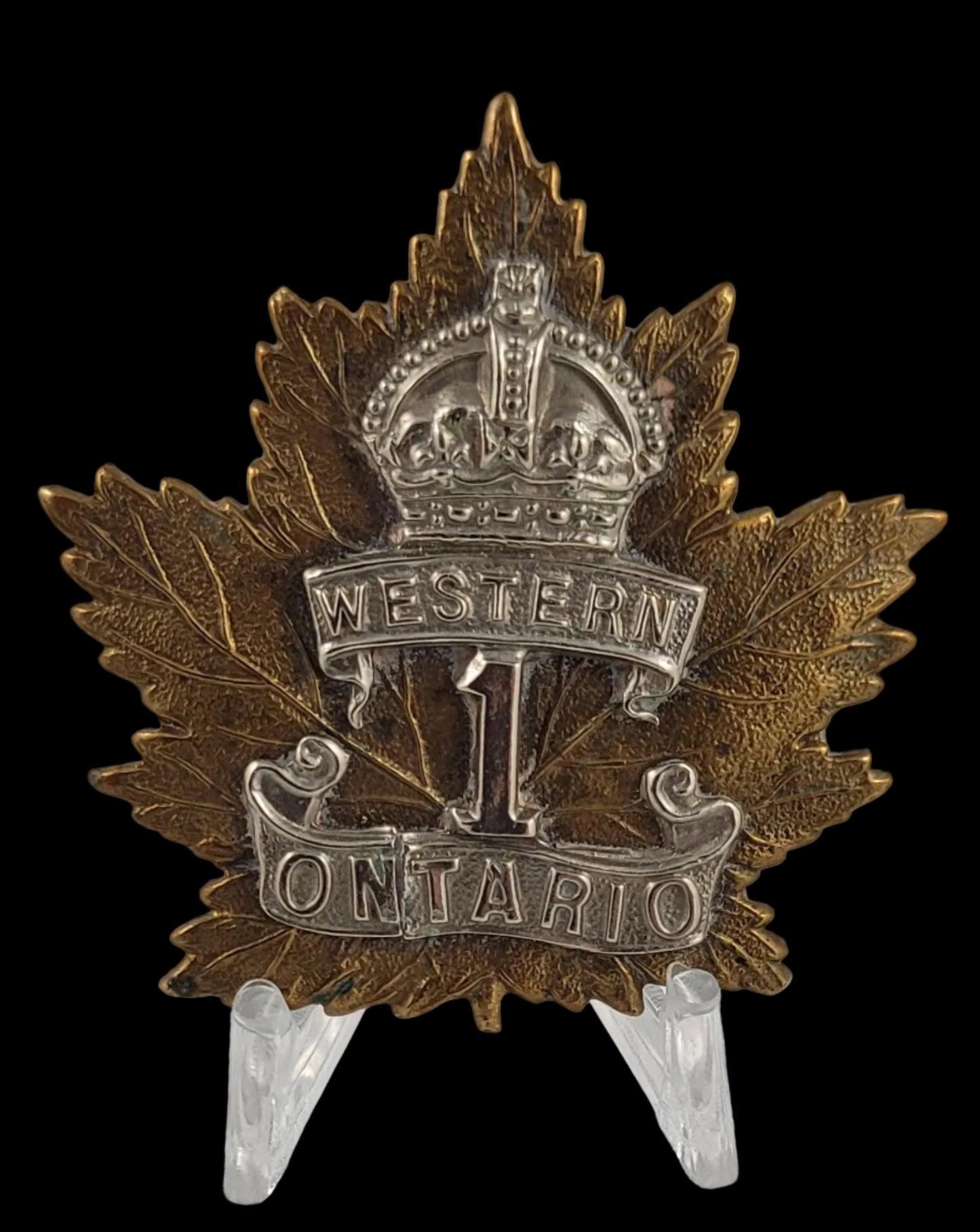First battalion CEF cap badge
