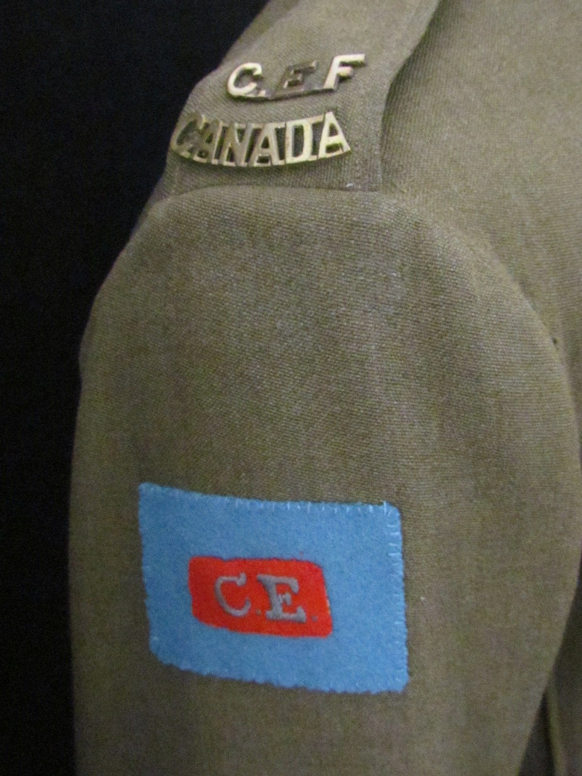 WW1 1903 Pattern Canadian Engineers Seven Button Tunic