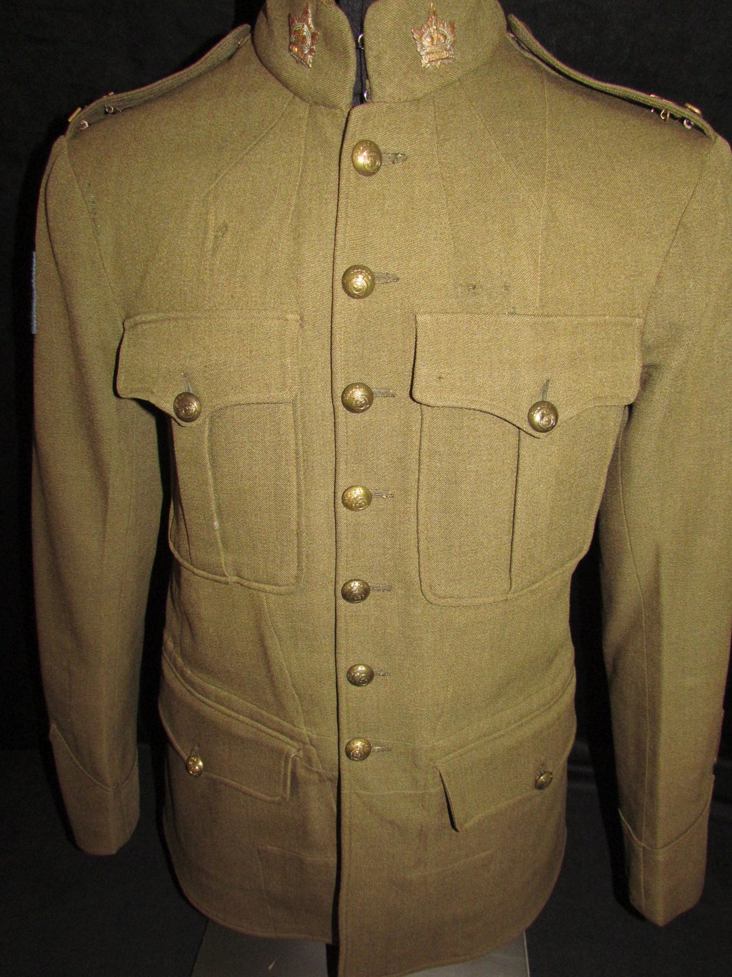 WW1 1903 Pattern Canadian Engineers Seven Button Tunic