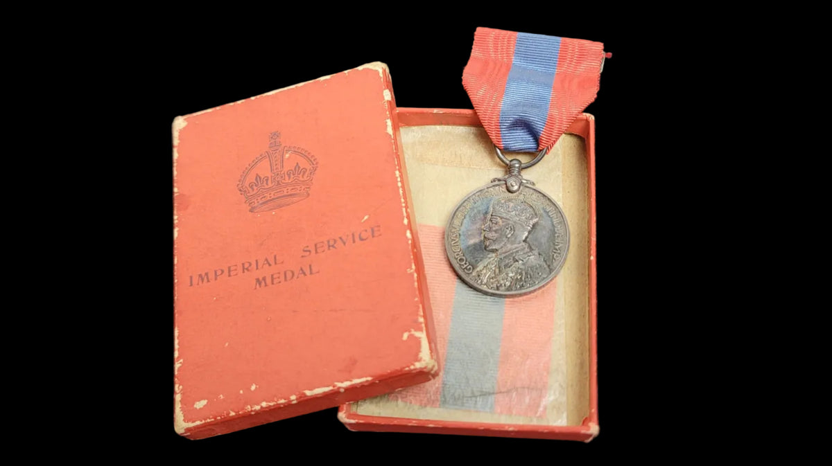 Imperial Service Medal George V Alfred Thomas Gallant