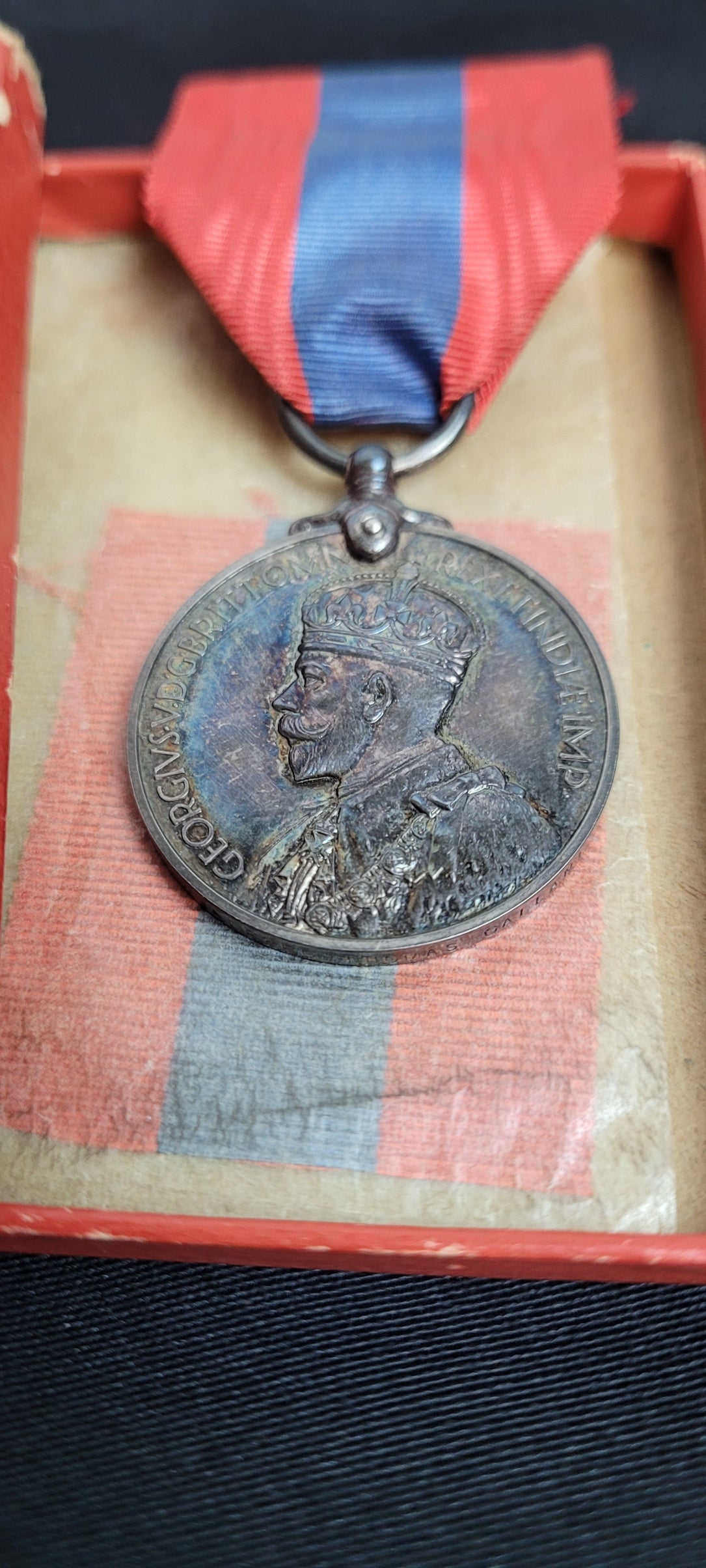 Imperial Service Medal George V Alfred Thomas Gallant 1