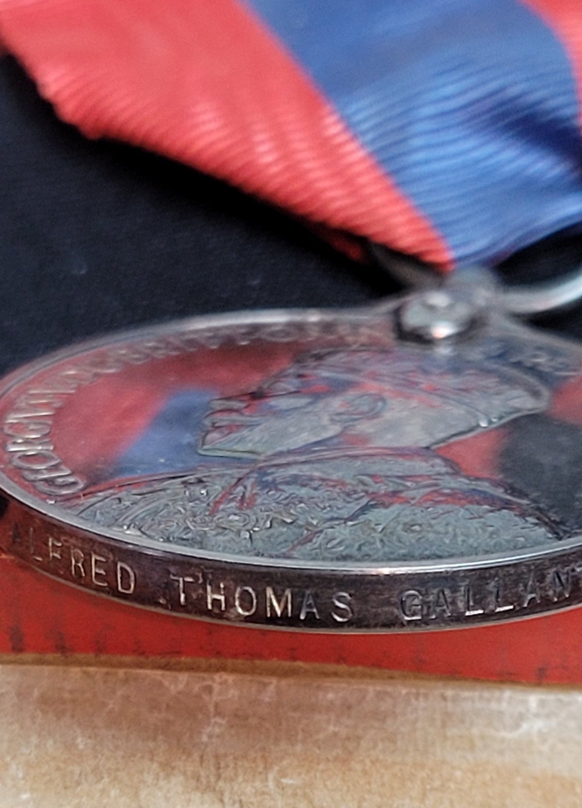 Imperial Service Medal George V Alfred Thomas Gallant 3