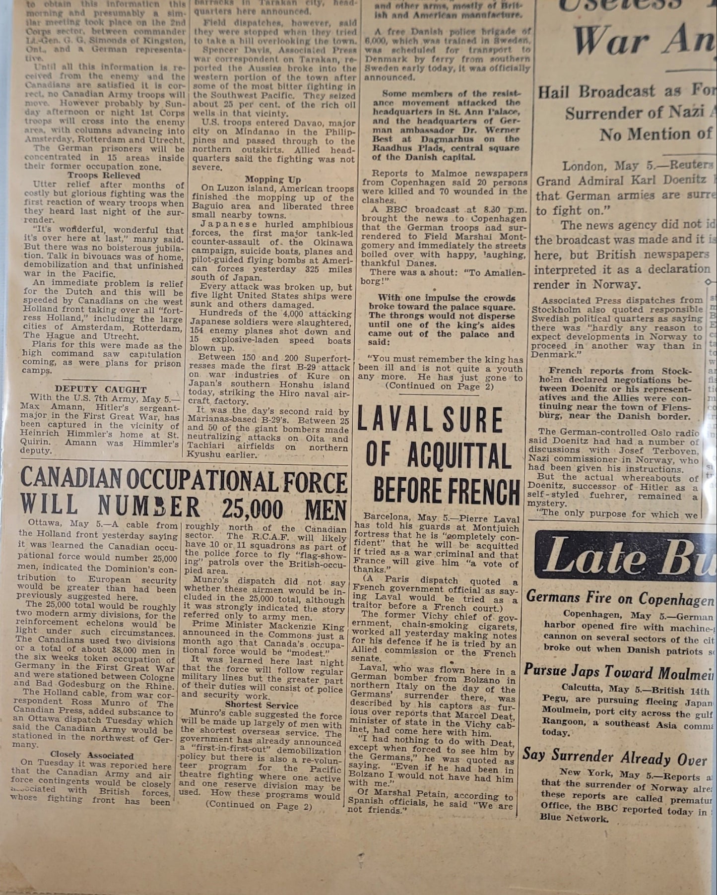 JW Newman Newspaper with Obituary