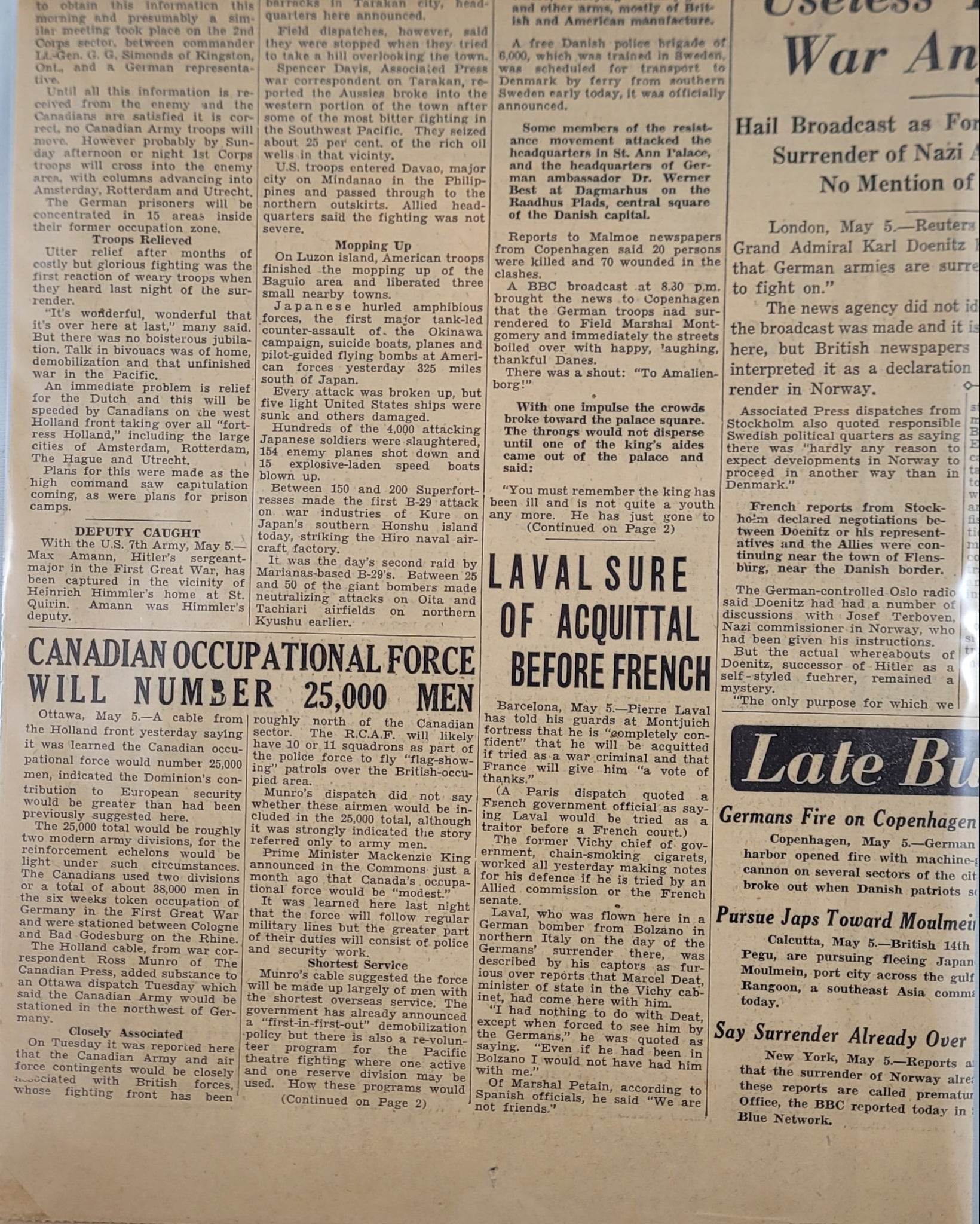 JW Newman Newspaper with Obituary