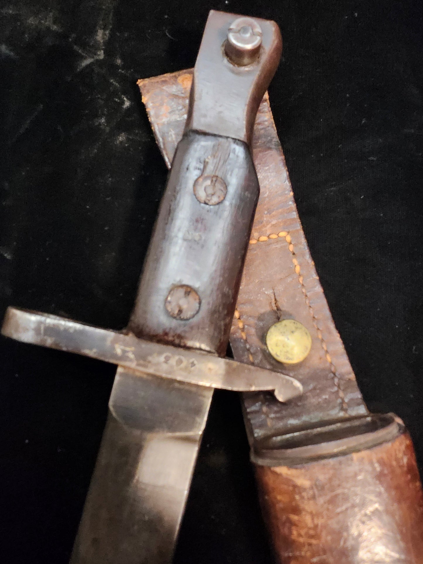 M.S.P.  Marked Ross Rifle Bayonet