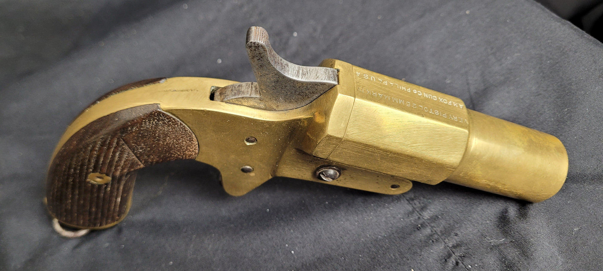 Mk IV Very flare pistol gun A.H. Fox WW1 1