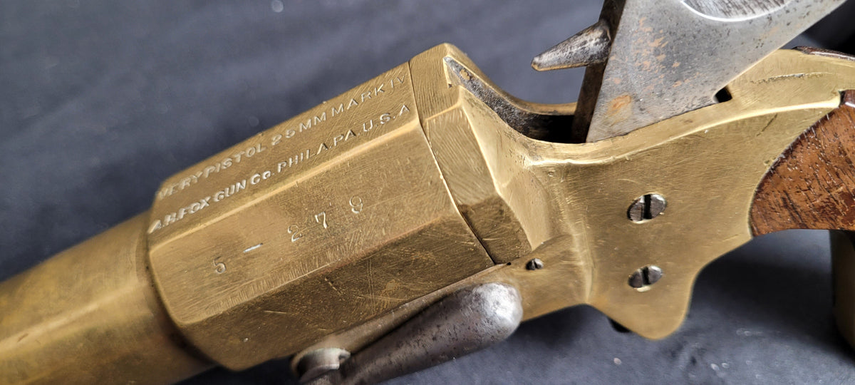 Mk IV Very flare pistol gun A.H. Fox WW1 6