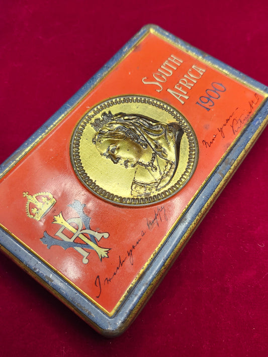 Original Boer War Queen Victoria Chocolate Tin