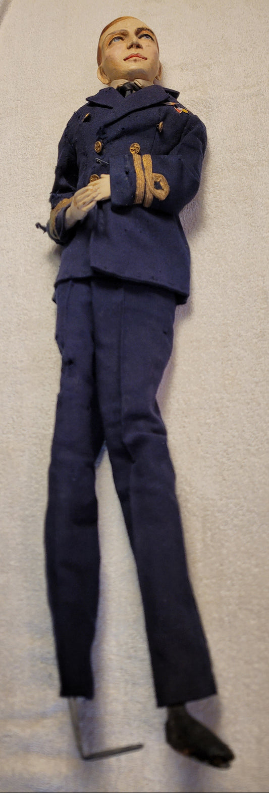 Patriotic figure or puppet British Naval Officer 1