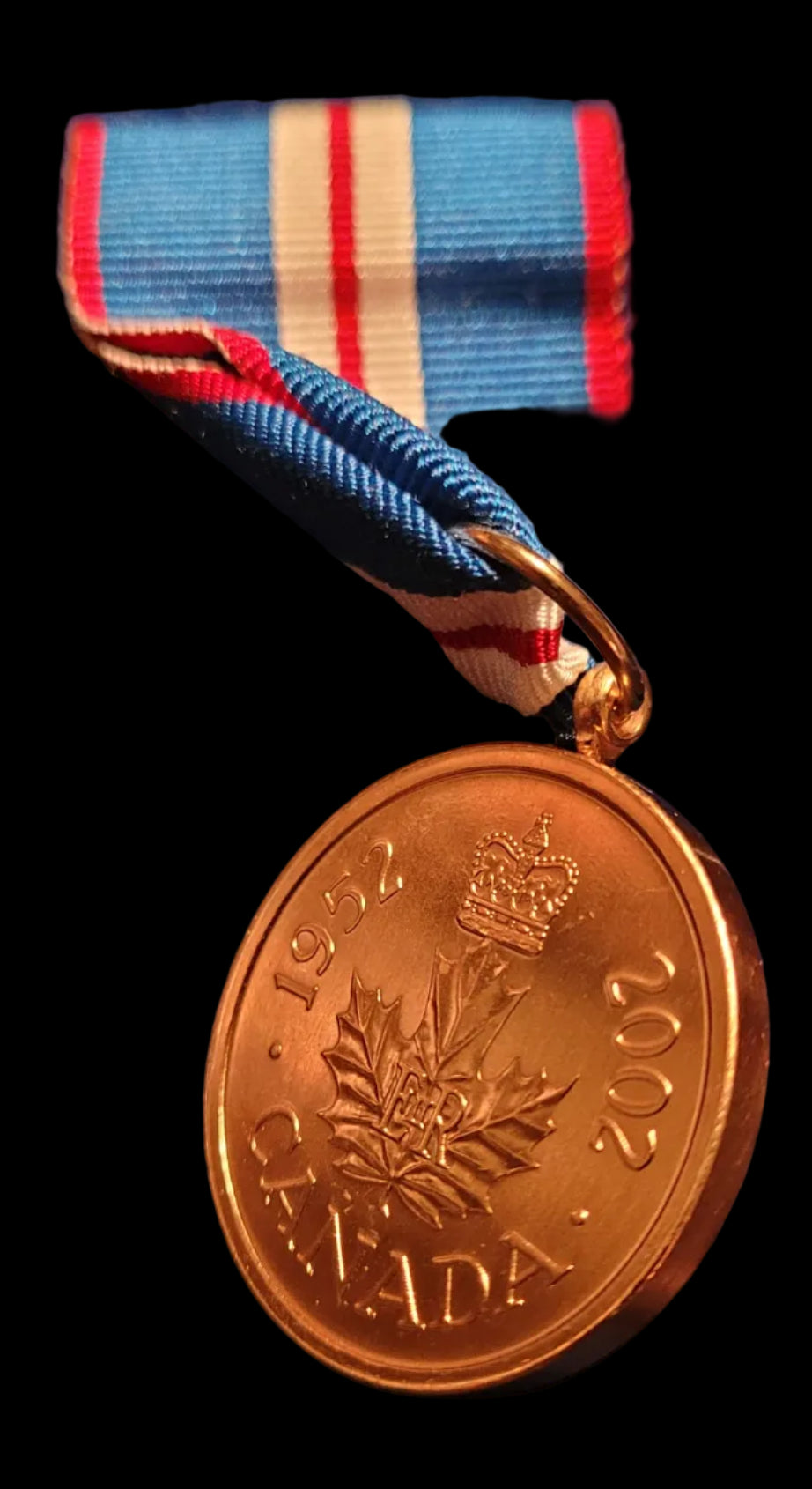 Queen Elizabeth II Canadian Golden Jubilee Medal in Original Box
