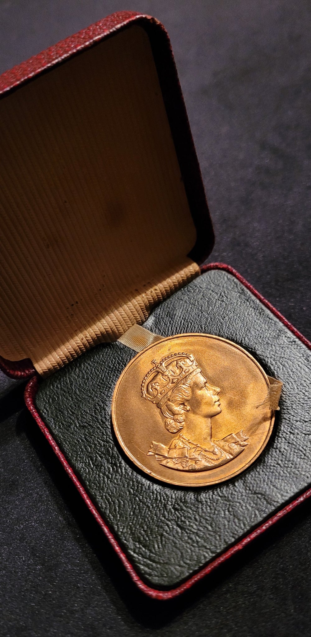 Queen Elizabeth II Coronation Medallion with Box