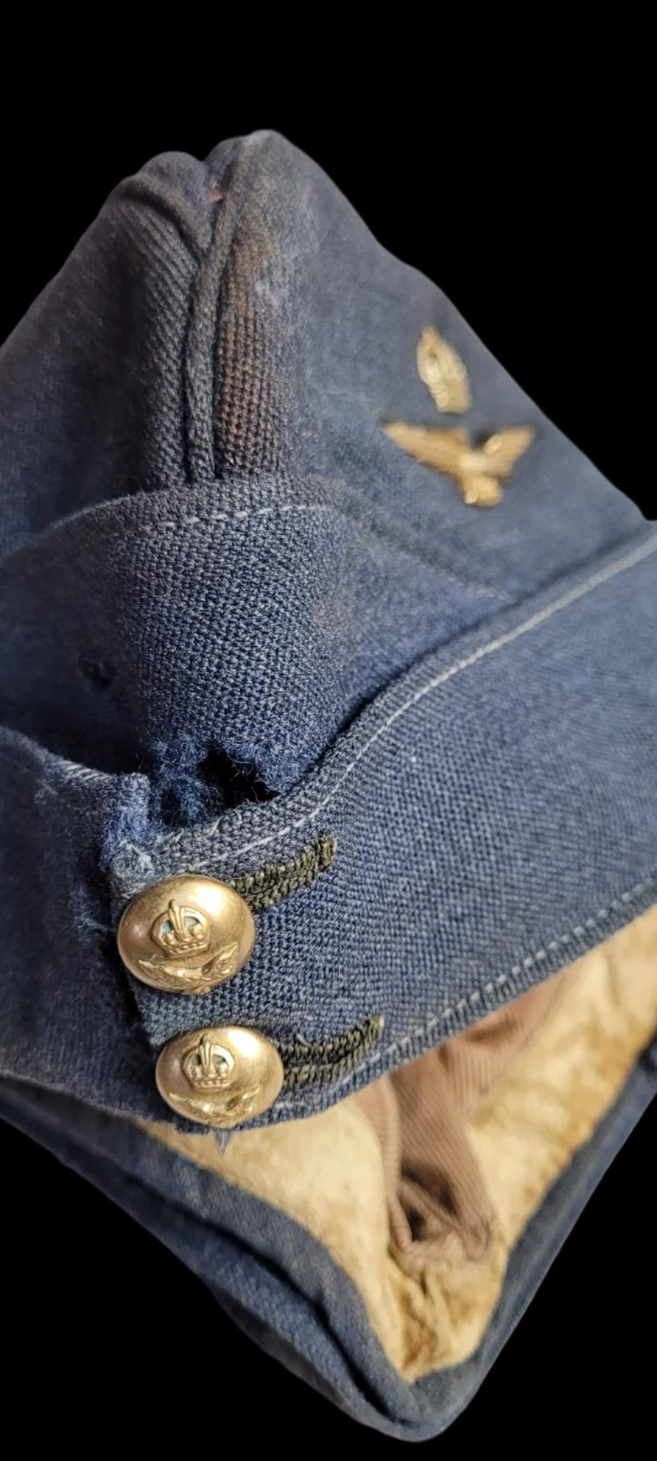 RAF/RCAF officer's field service cap named to Heinbuck 1