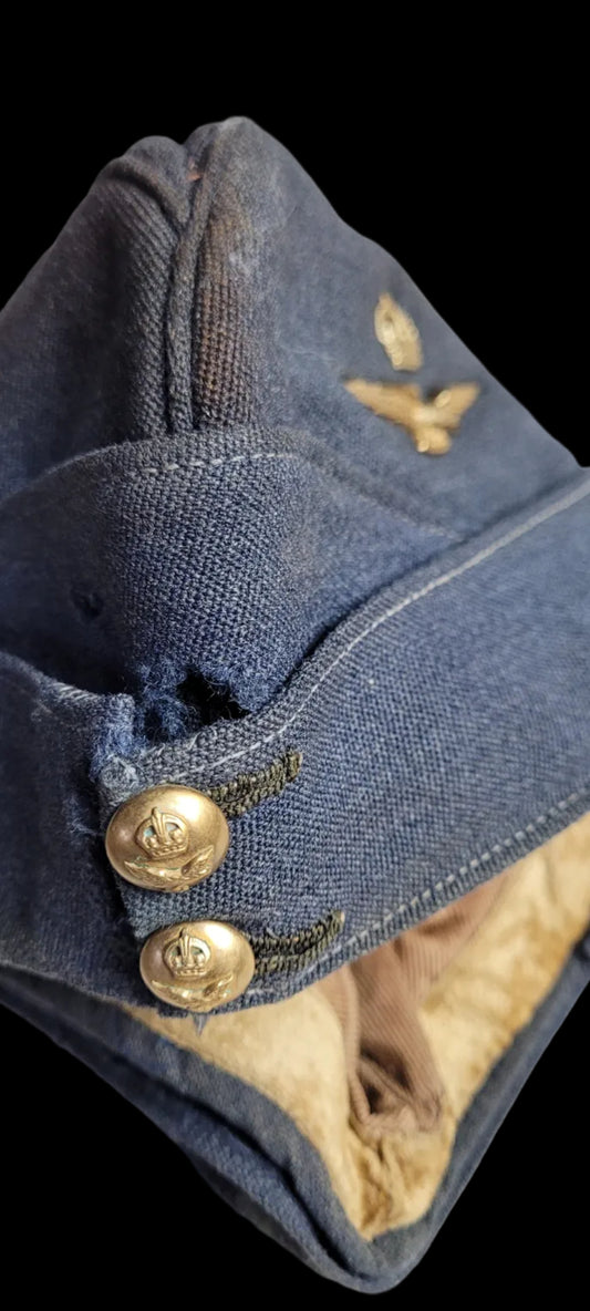 RAF/RCAF officer's field service cap named to Heinbuck 1
