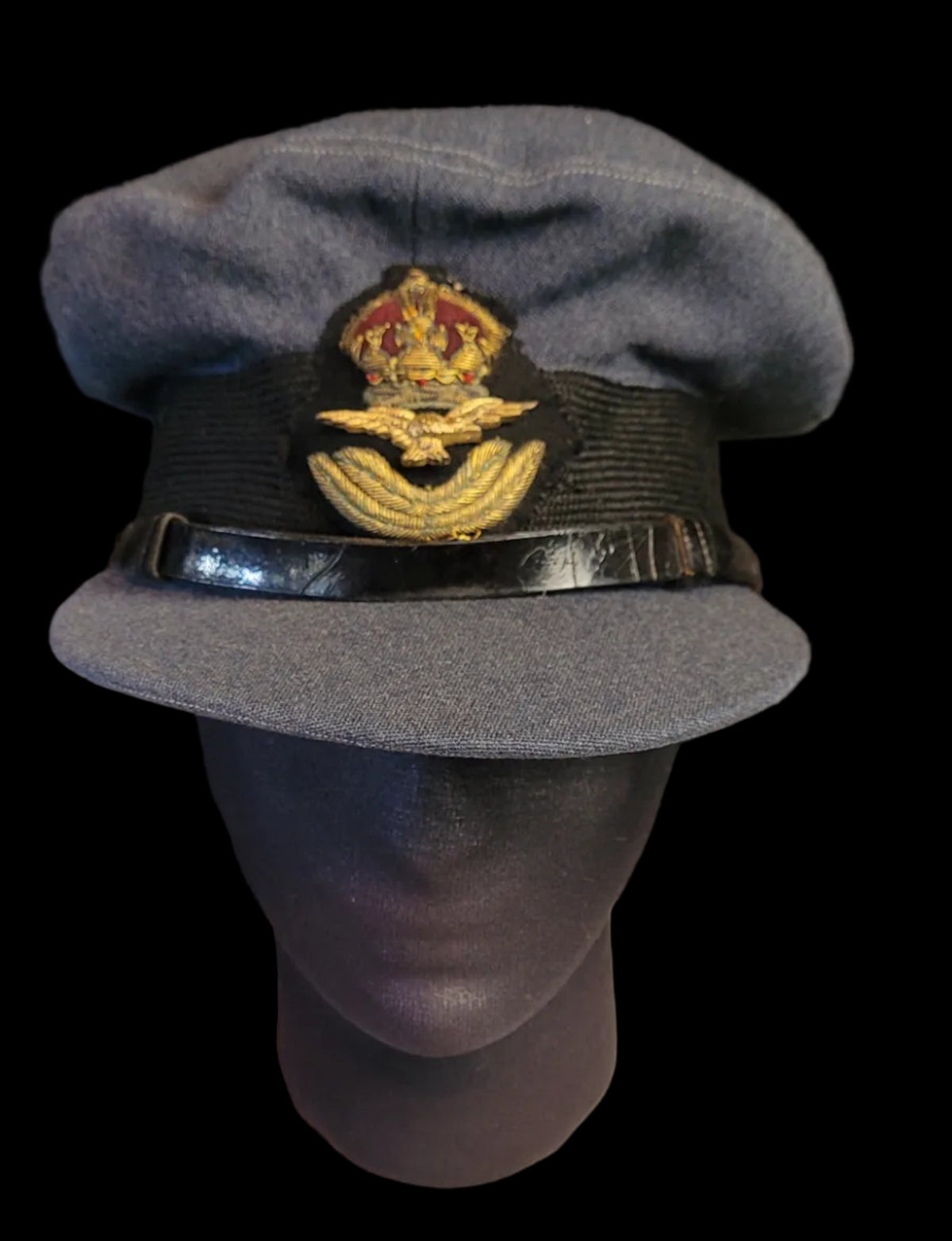 RAF or RCAF service dress cap crusher malta maker 1