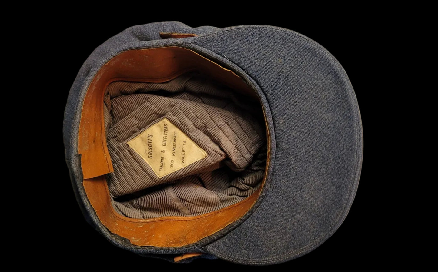 RAF or RCAF service dress cap crusher malta maker 5