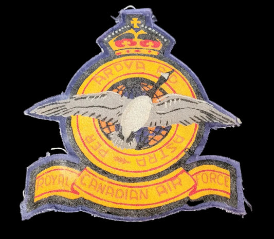 RCAF Painted Canvas and Felt Patch, Possibly Goose Bay