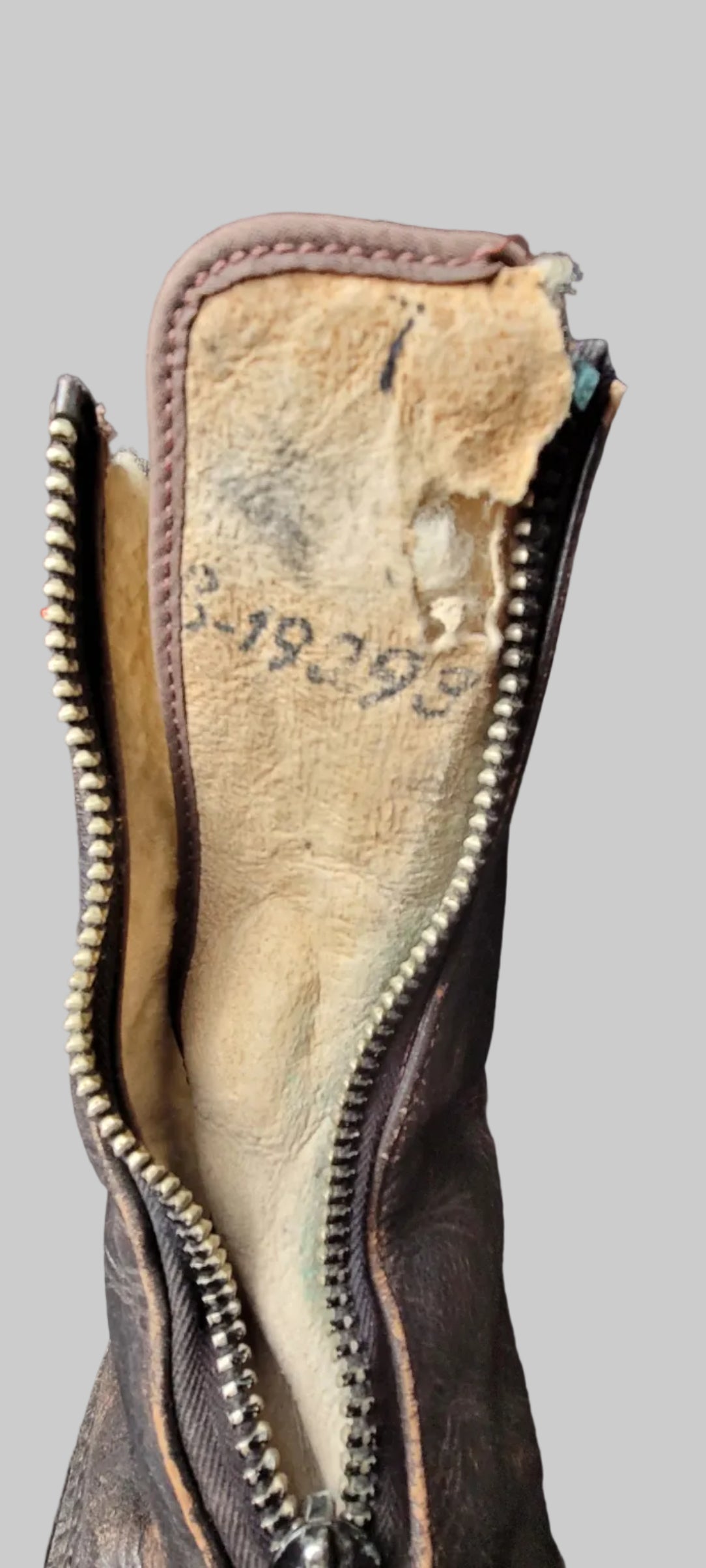 RCAF RAF BCATP flight boots leather rubber 4