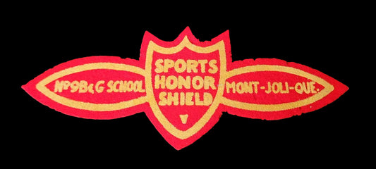 RCAF Sports Honor Shield Patch, No.9 B&G School, Mont -Joli-Que.