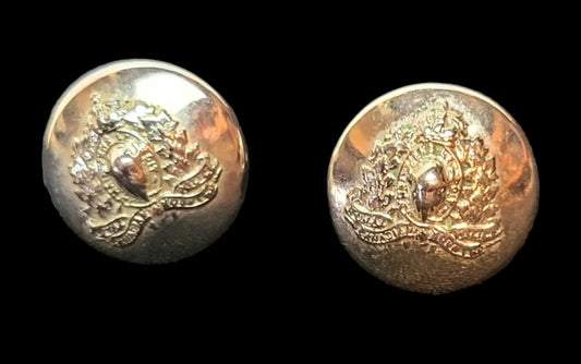 RCMP mounted police cap buttons WW2
