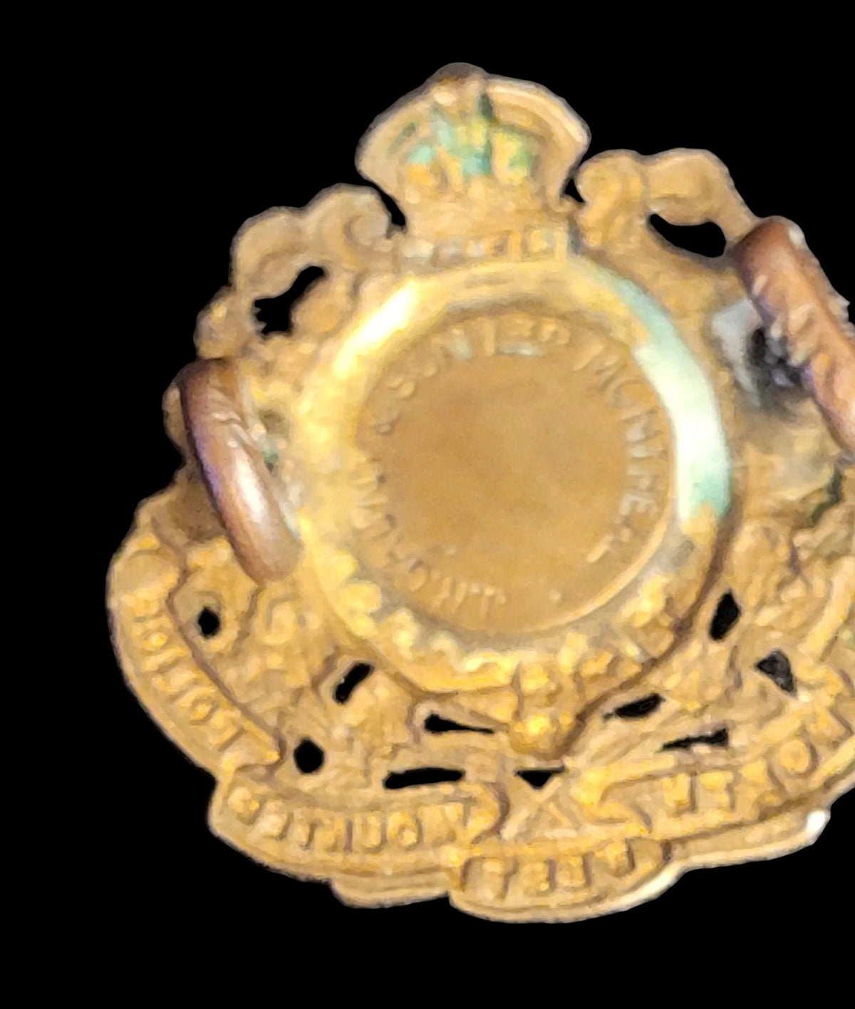 RNWMP Royal North West Mounted Police Collar Badge Gaunt Montreal 1